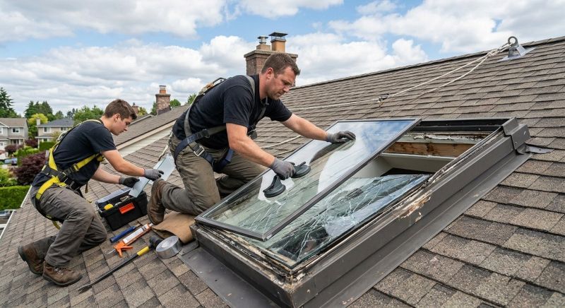 Skylight Glass Repair in Redmond, WA