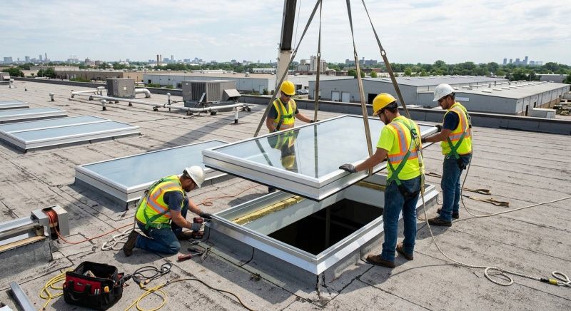 Commercial Skylight Renovation in Redmond, WA